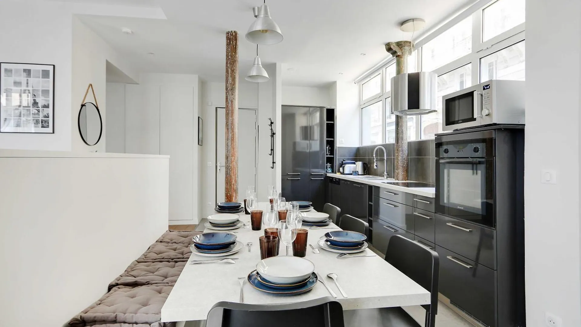Modern Loft - 2br-8p - Place De La Republique Apartment *